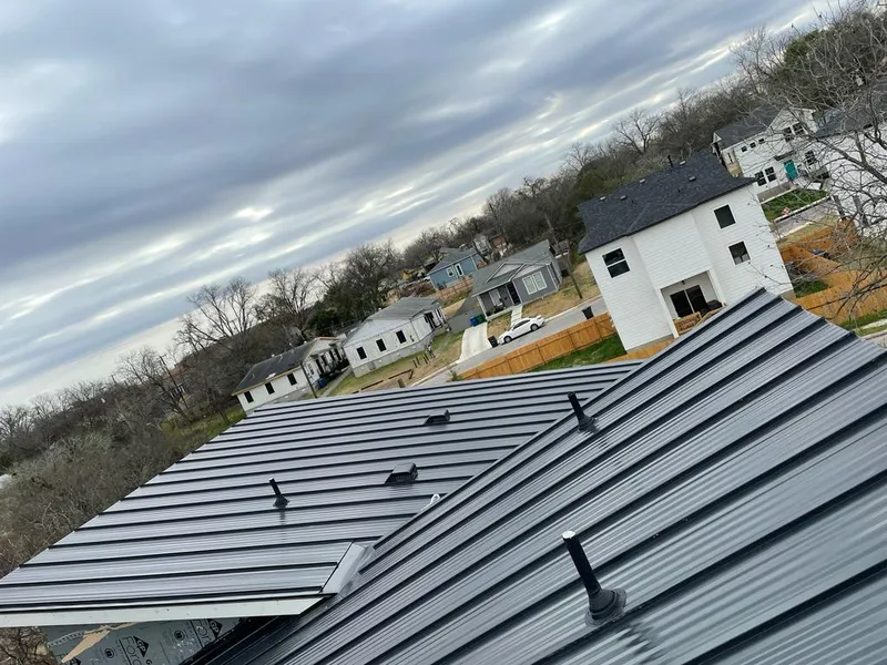 Standing seam metal roof panels with vents for Skylight Repair in Edinboro
